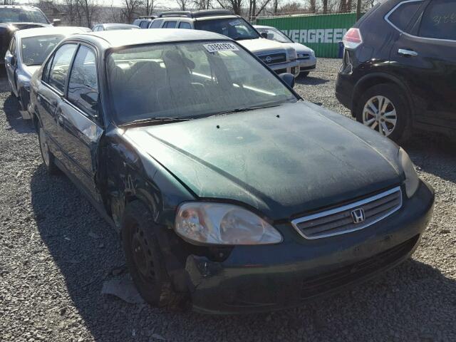 2HGEJ6610XH514119 - 1999 HONDA CIVIC BASE GREEN photo 1