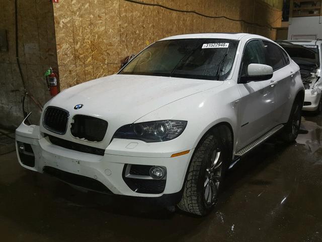 5UXFG2C55E0C45779 - 2014 BMW X6 XDRIVE3 WHITE photo 2