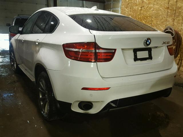 5UXFG2C55E0C45779 - 2014 BMW X6 XDRIVE3 WHITE photo 3
