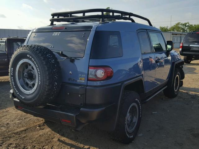 JTEBU4BF3EK194178 - 2014 TOYOTA FJ CRUISER BLUE photo 4