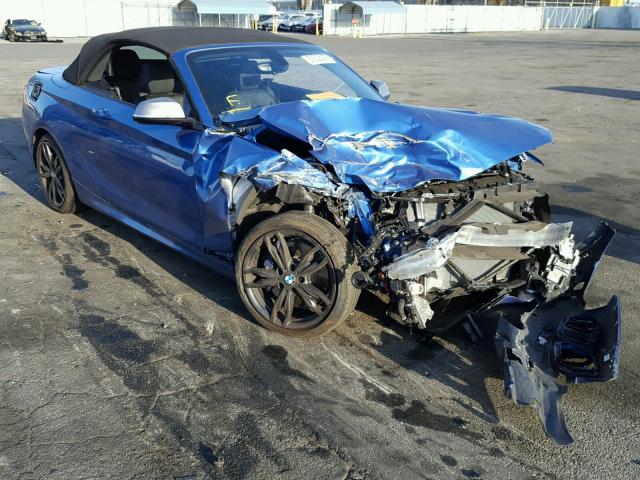 WBA2L1C39HV666538 - 2017 BMW M240I أزرق صورة 1
