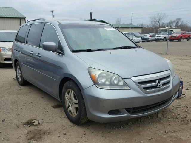 5FNRL38657B101426 - 2007 HONDA ODYSSEY EX BLUE photo 1