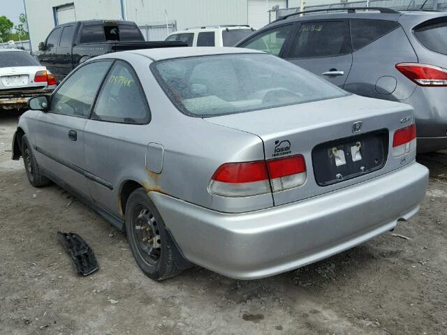 1HGEJ6127XL802075 - 1999 HONDA CIVIC DX GRAY photo 3