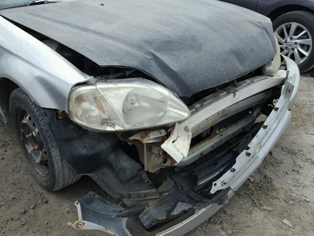 1HGEJ6127XL802075 - 1999 HONDA CIVIC DX GRAY photo 9