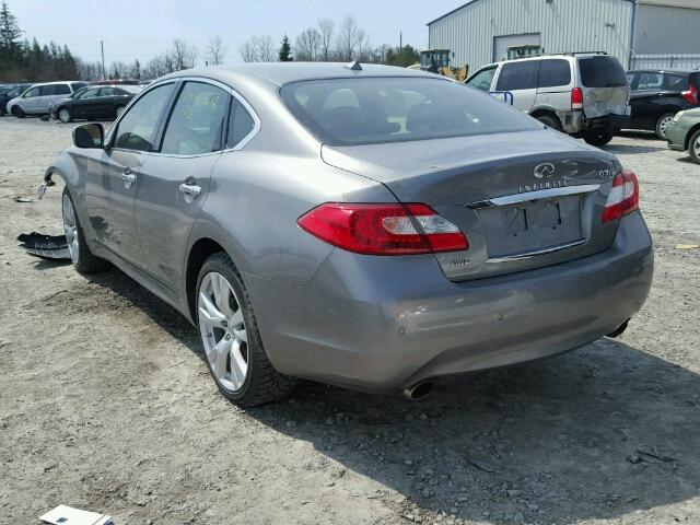 JN1BY1AR5EM320437 - 2014 INFINITI Q70 3.7 GRAY photo 3