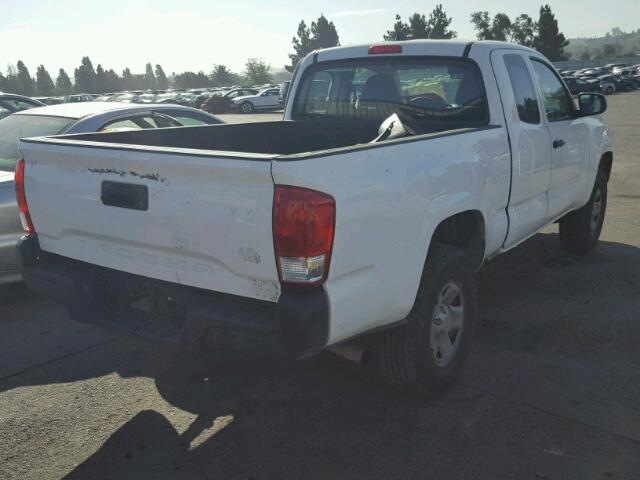 5TFRX5GN1GX067824 - 2016 TOYOTA TACOMA ACC WHITE photo 4