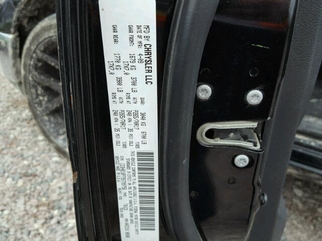 1D3HB18P79S799756 - 2009 DODGE RAM 1500 BLACK photo 10