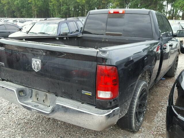 1D3HB18P79S799756 - 2009 DODGE RAM 1500 BLACK photo 4