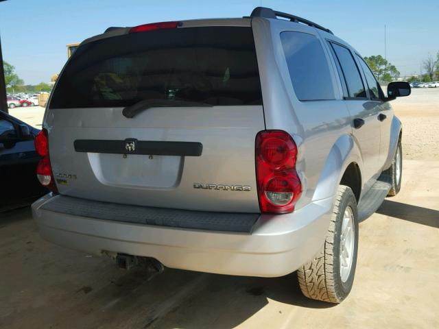 1D8HB38P19F718300 - 2009 DODGE DURANGO SE SILVER photo 4