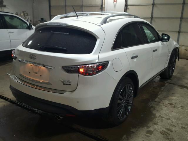 JN8CS1MW2HM412778 - 2017 INFINITI QX70 WHITE photo 4