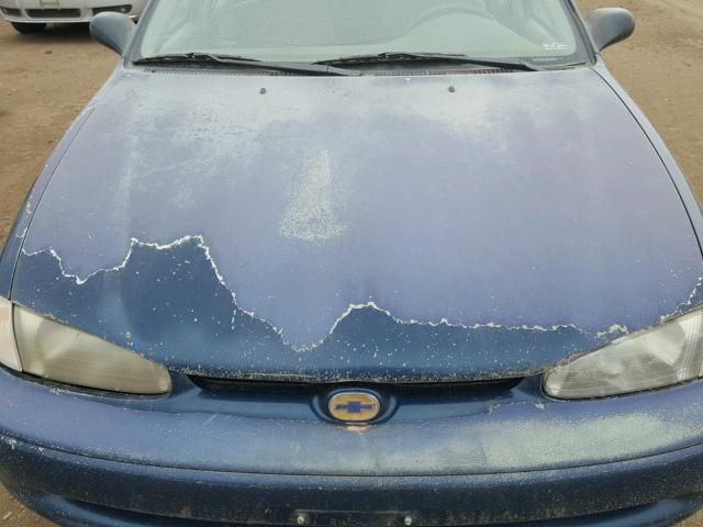 1Y1SK5488YZ405266 - 2000 CHEVROLET GEO PRIZM 蓝色 照片 7