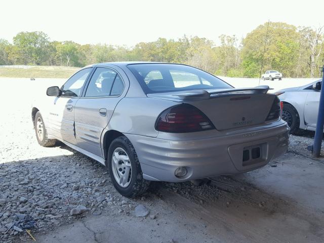 1G2NE52T6YM700447 - 2000 PONTIAC GRAND AM S SILVER photo 3