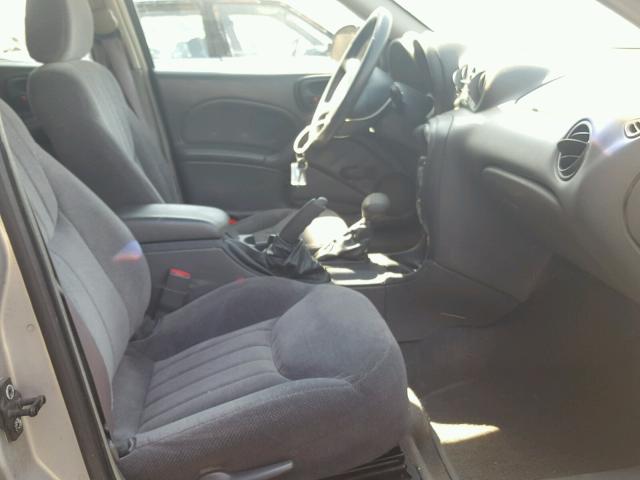 1G2NE52T6YM700447 - 2000 PONTIAC GRAND AM S SILVER photo 5