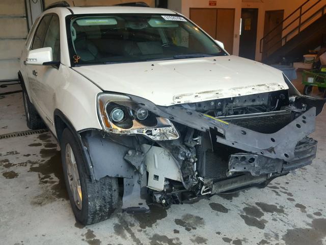 1GKEV33788J172496 - 2008 GMC ACADIA SLT თეთრი ფოტო 1