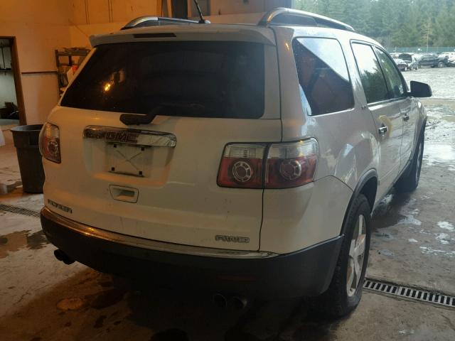 1GKEV33788J172496 - 2008 GMC ACADIA SLT თეთრი ფოტო 4