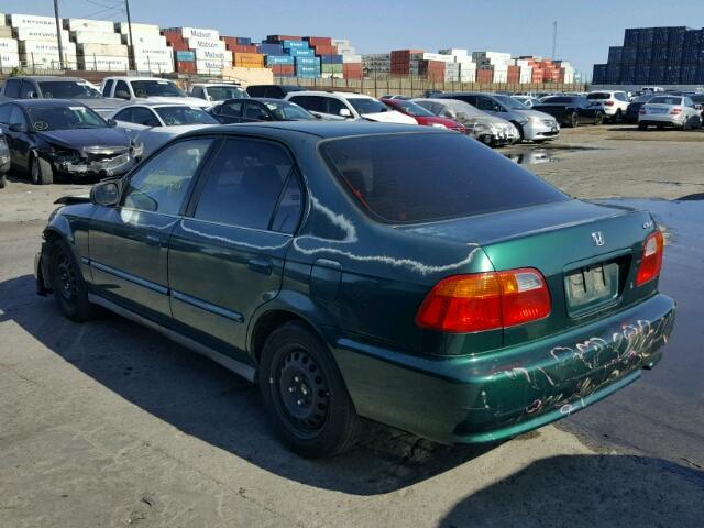 2HGEJ661XXH545796 - 1999 HONDA CIVIC BASE Yaşıl foto 3