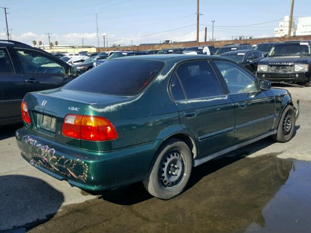 2HGEJ661XXH545796 - 1999 HONDA CIVIC BASE GREEN photo 4