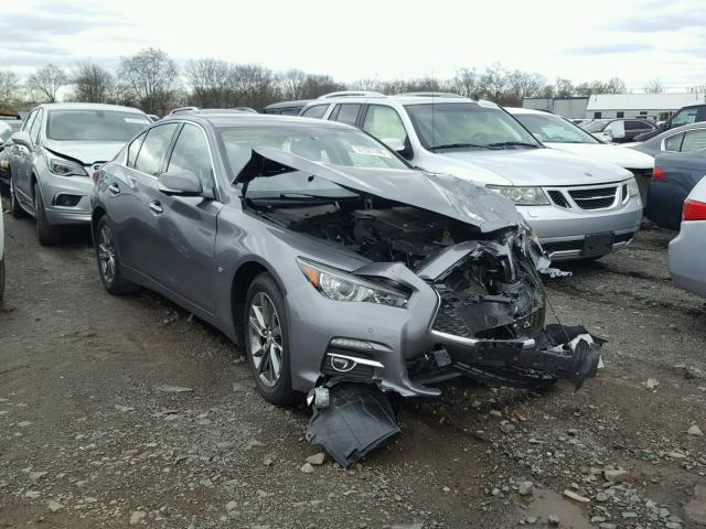 JN1BV7AR7FM409374 - 2015 INFINITI Q50 BASE GRAY photo 1