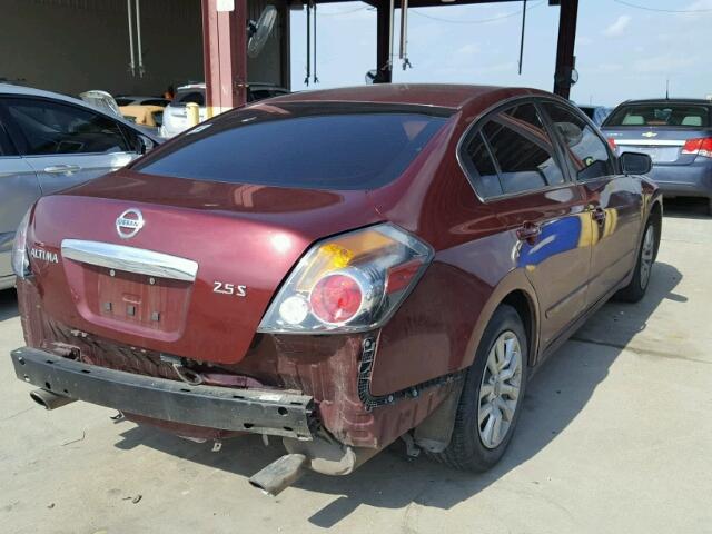 1N4AL2AP3CN459393 - 2012 NISSAN ALTIMA BAS MAROON photo 4