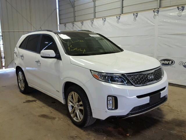 5XYKWDA77EG436081 - 2014 KIA SORENTO SX WHITE photo 1