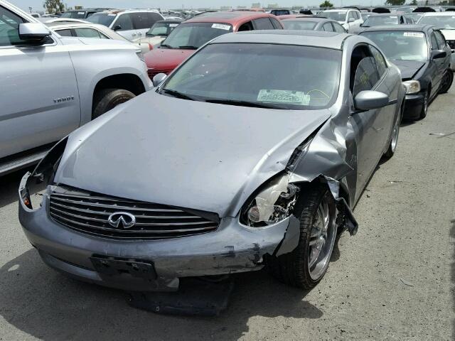 JNKCV54E47M901956 - 2007 INFINITI G35 GRAY photo 2