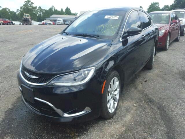 1C3CCCCB4FN611782 - 2015 CHRYSLER 200 C BLACK photo 2