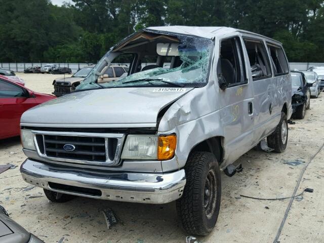 1FBNE31L35HB47251 - 2005 FORD ECONOLINE SILVER photo 2