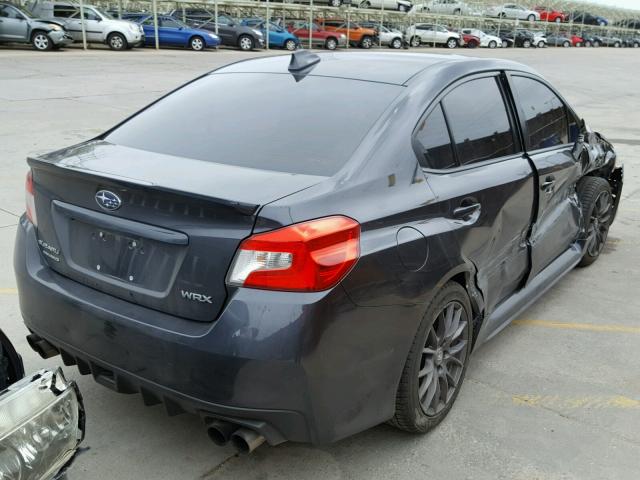 JF1VA1D63F8823061 - 2015 SUBARU WRX PREMIU GRAY photo 4