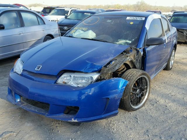 1G8AY12P24Z218918 - 2004 SATURN ION REDLIN BLUE photo 2