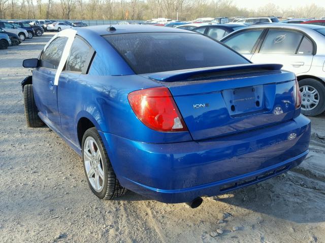 1G8AY12P24Z218918 - 2004 SATURN ION REDLIN BLUE photo 3