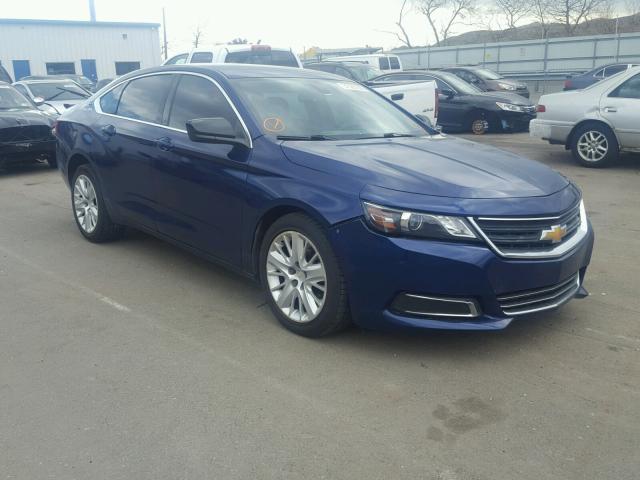 1G11Y5SL8EU106948 - 2014 CHEVROLET IMPALA LS BLUE photo 1