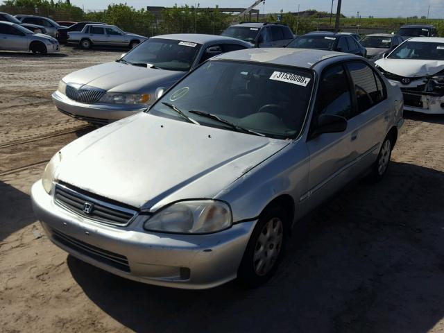 2HGEJ661XYH550353 - 2000 HONDA CIVIC BASE Gümüş foto 2