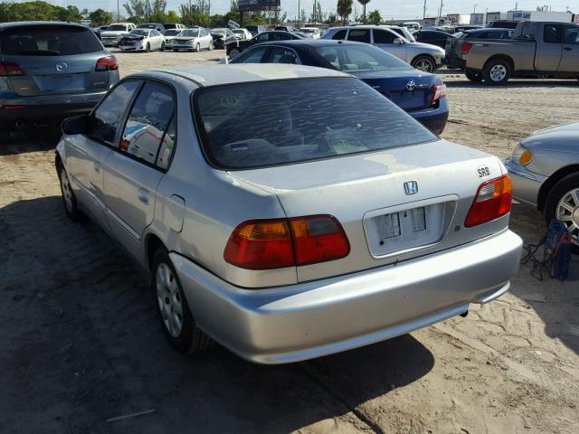 2HGEJ661XYH550353 - 2000 HONDA CIVIC BASE Gümüş foto 3