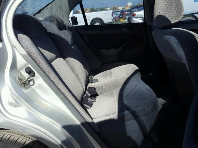 2HGEJ661XYH550353 - 2000 HONDA CIVIC BASE Gümüş foto 6