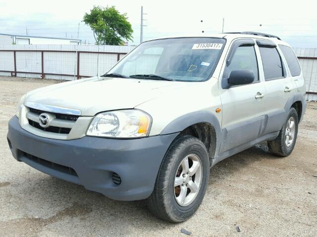 4F2YZ02Z95KM17844 - 2005 MAZDA TRIBUTE I GREEN photo 2