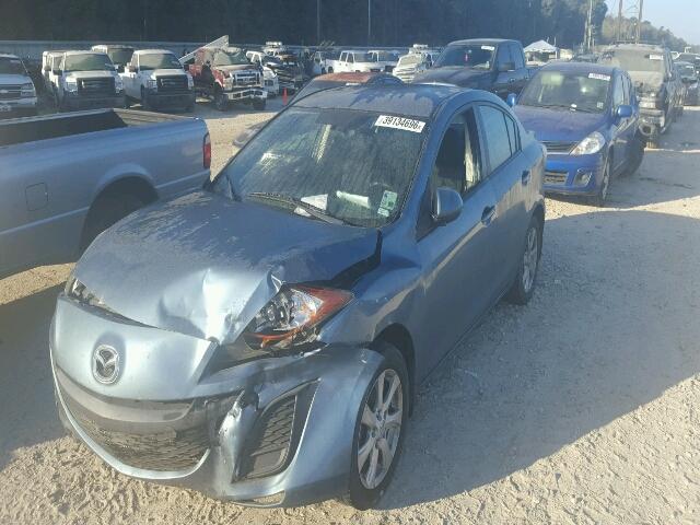 JM1BL1VF8B1420301 - 2011 MAZDA MAZDA3I BLUE photo 2