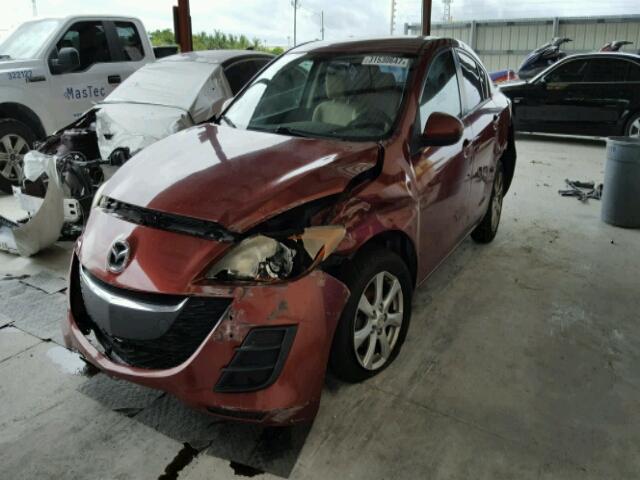 JM1BL1SF7A1198028 - 2010 MAZDA 3 I RED photo 2