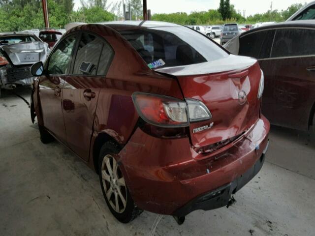 JM1BL1SF7A1198028 - 2010 MAZDA 3 I RED photo 3