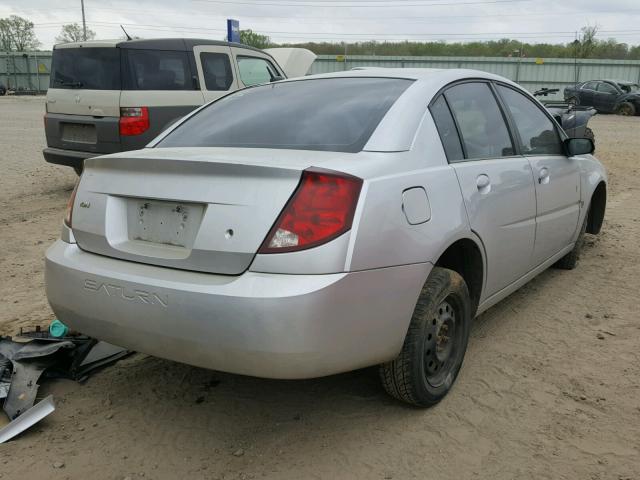 1G8AJ55FX6Z107079 - 2006 SATURN ION LEVEL SILVER photo 4