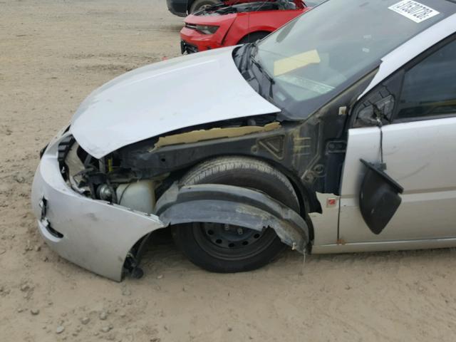 1G8AJ55FX6Z107079 - 2006 SATURN ION LEVEL SILVER photo 9