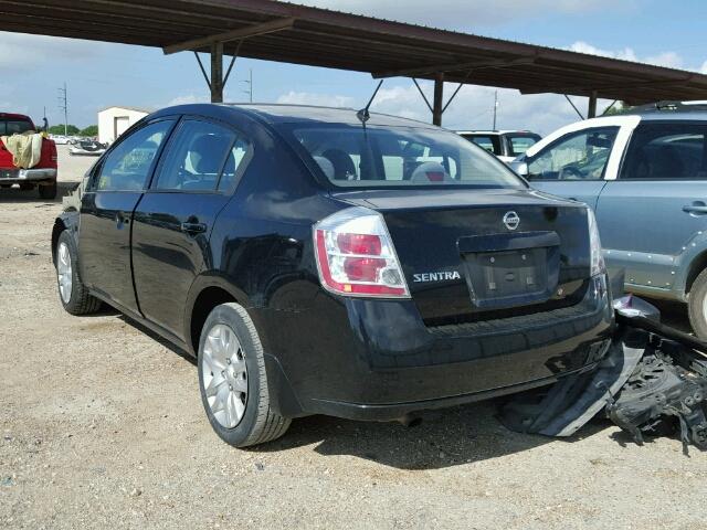 3N1AB61E08L679636 - 2008 NISSAN SENTRA 2.0 BLACK photo 3