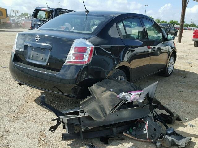 3N1AB61E08L679636 - 2008 NISSAN SENTRA 2.0 BLACK photo 4