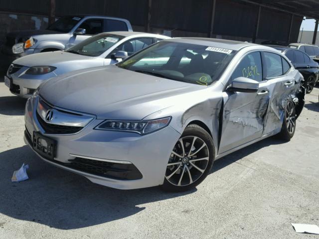 19UUB2F38HA000604 - 2017 ACURA TLX SILVER photo 2