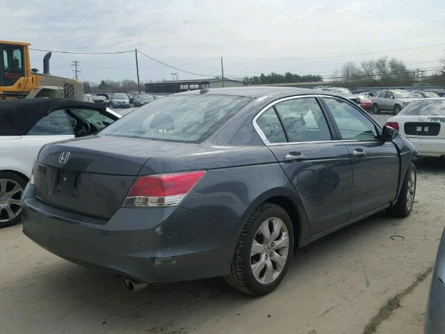 1HGCP26848A003279 - 2008 HONDA ACCORD EXL GRAY photo 4