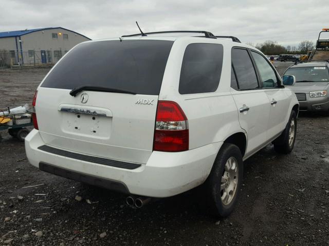 2HNYD18282H513038 - 2002 ACURA MDX WHITE photo 4