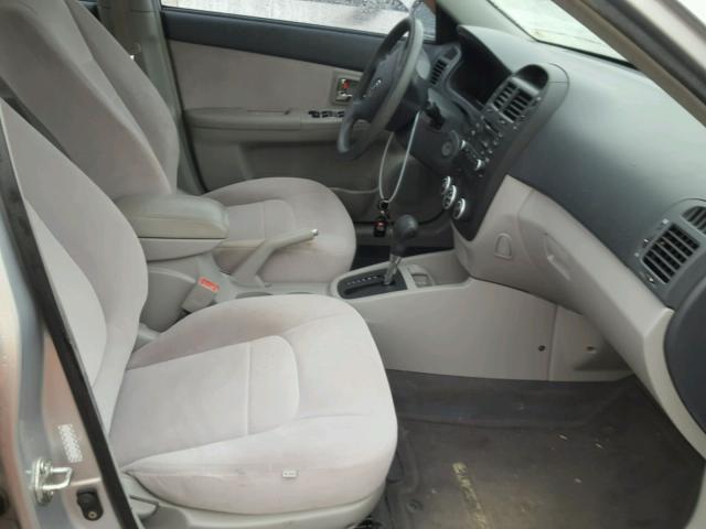 KNAFE121275455997 - 2007 KIA SPECTRA EX SILVER photo 5