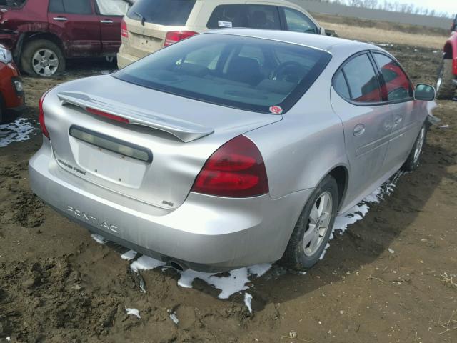 2G2WP552761191625 - 2006 PONTIAC GRAND PRIX SILVER photo 4