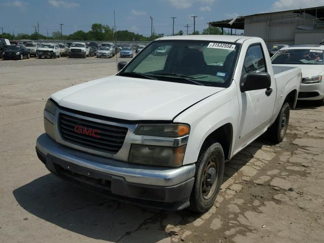 1GTCS149288175921 - 2008 GMC CANYON WHITE photo 2