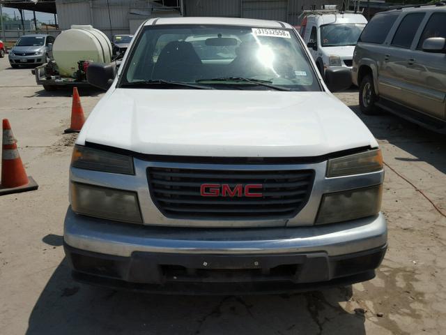 1GTCS149288175921 - 2008 GMC CANYON WHITE photo 9