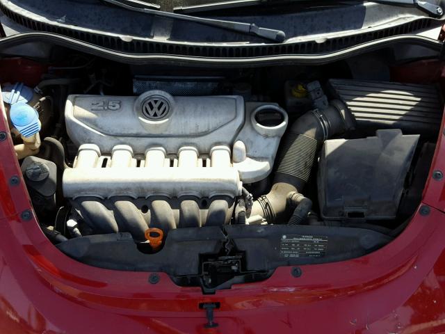 3VWPG3AGXAM013969 - 2010 VOLKSWAGEN NEW BEETLE წითელი ფოტო 7